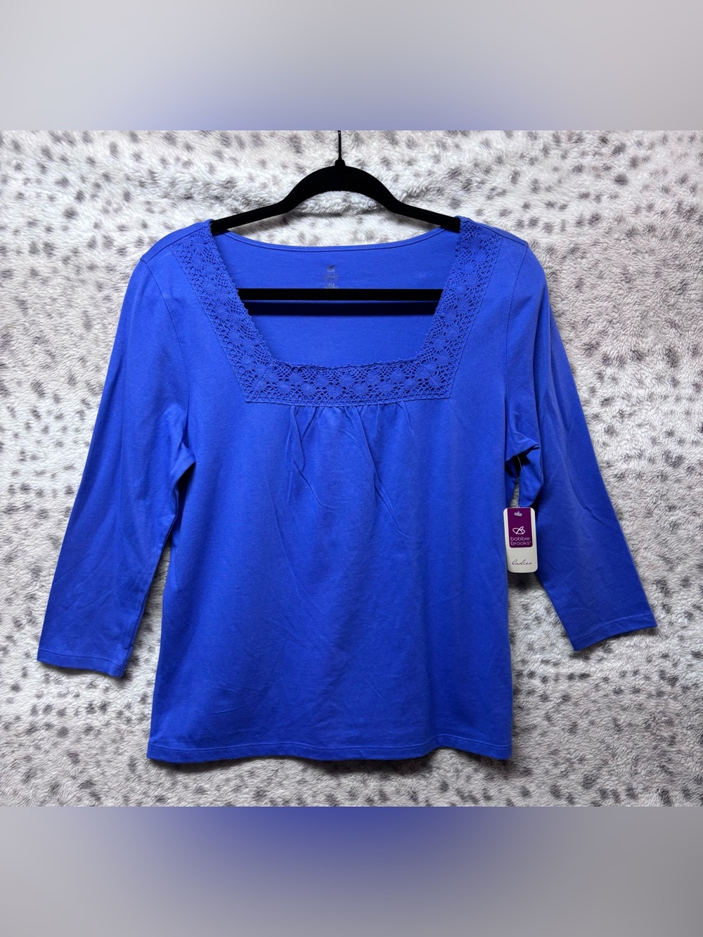 Y2K BOBBIE BROOKS SQUARE NECK TOP